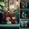 TTower Of GodD Anime Cushion Cover Natural Linen Pillow Case DoubleSided Print Decorative Sofa Pillowcase Home Decor Gift