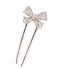 1pc Fashion Chinese Style Hollow Bow U-Shaped Hairpin Fairy Girls Hair Accessories Simple Updo Hairpin Ancient Style Headdress