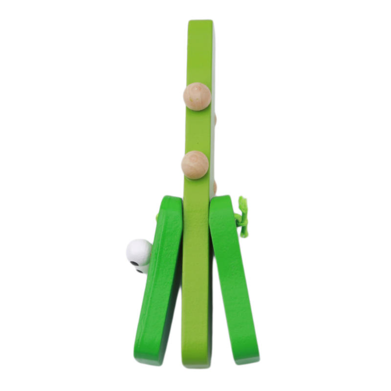 Preschool Early Castanets Toys Clapper Handle Musical Instrument Educational