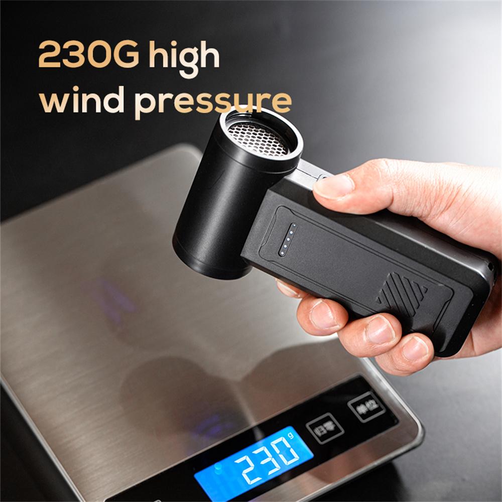 Powerful 350000RPM Violent Fan Electric Air Blower Portable Dust Cleaner TypeC Charging 58m/s Brushless Turbo Jet Fan Blower