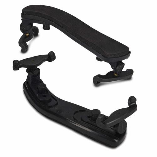 kwmobile Violin Shoulder Rest for 1/4 and 1/8 Violins - Adjustable Soft Rubber Feet - Violin Shoulder Protection