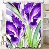 Abstract Bath Rug: Colorful Bathroom Shower Curtain with Purple Border for Home Decor Perfect Gift Idea (Customized Size)