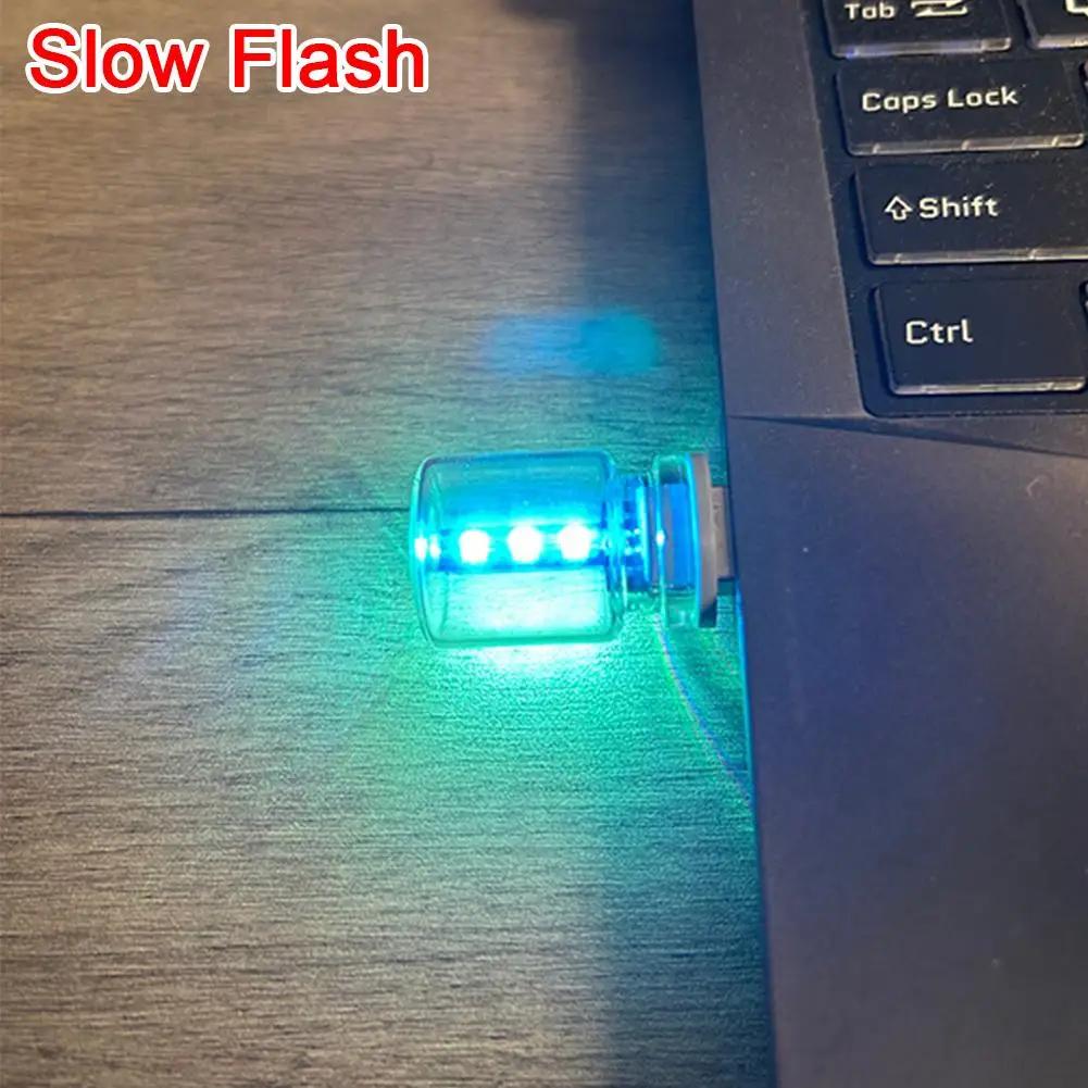 5V USB Night Light LED Filament Lamp New Bedhead Car Bedroom LED Glass Light Bottle Decoration Ceramic Romantic Atmosphere F7Z4