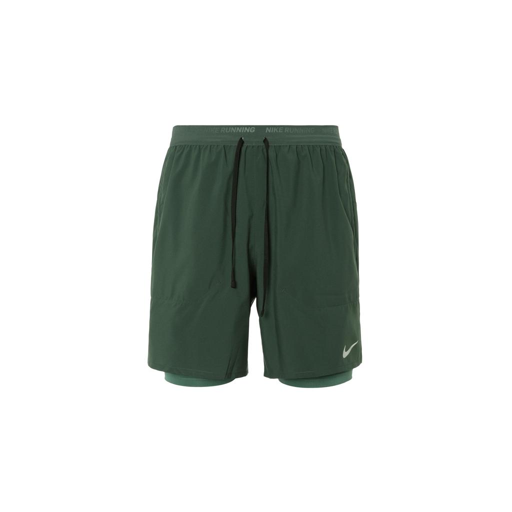 Nike Dri-FIT Stride Reflective Logo Design Two-In-One Running Casual Shorts Men Shorts Vintage-Green DM4760-338