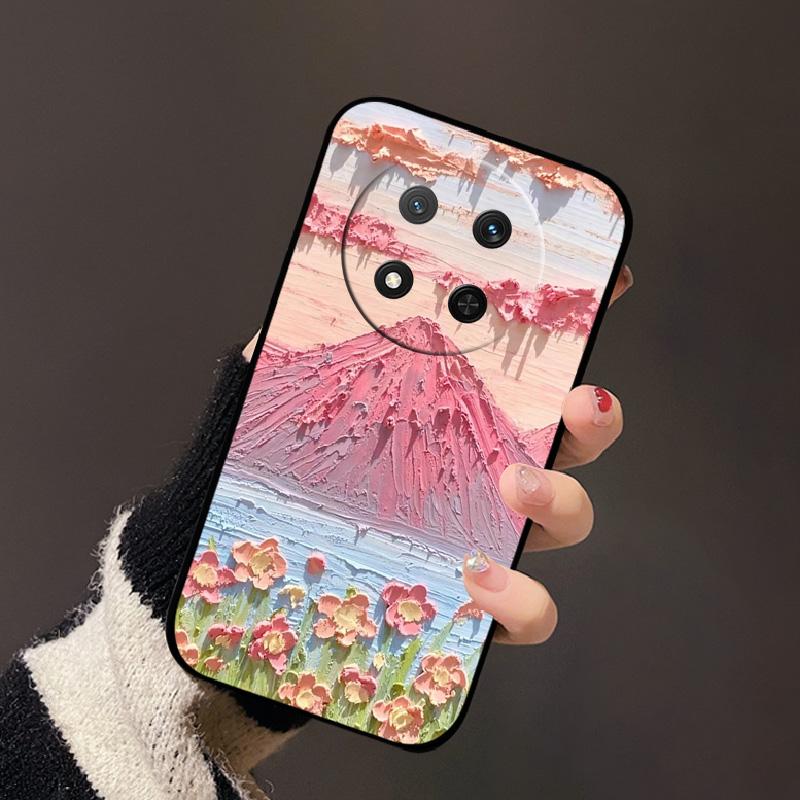 Für Honor X9c 5G X60 Pro 5G Mode Farbe Schild Luxus Silikon Hülle Funda Für Honor X9C 5G X60 Pro 5G Schwarze Rückseite