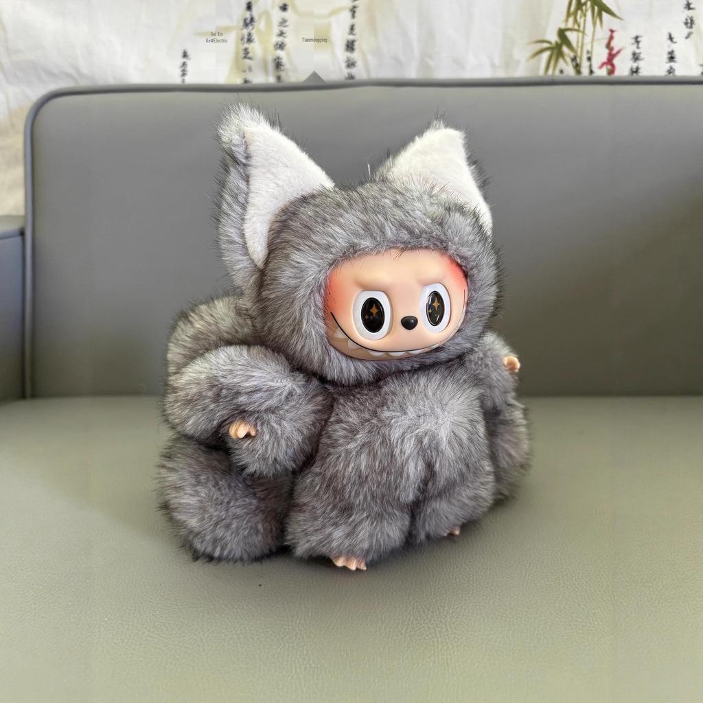 Labubu Green VL Plush Vinyl Doll Pendant