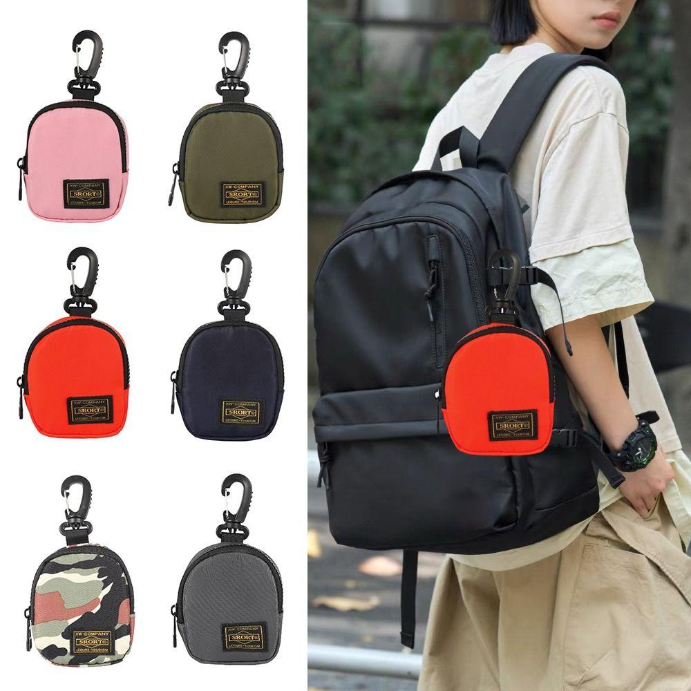 

Zipper Coin Purses Headphone Organizer Mini Hanging Bag New Card Holder 1