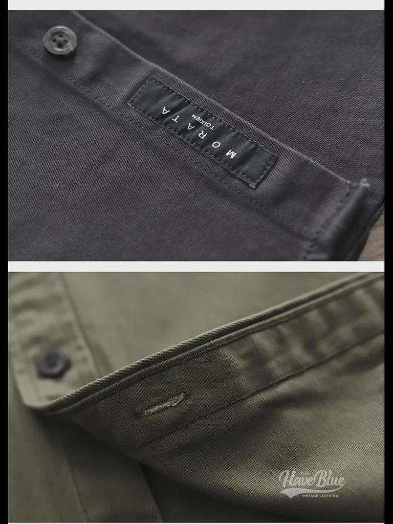 Herren Langarm Koreanischer Stil Freizeit Hemd - Trendige Hongkong & Japanische Mode für den Herbst