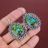 Fiesta Kingman Turquoise Earring Multi Copper Turquoise Earrings 925 Sterling Silver Earring Handmade Gemstone Jewelry Latest Design Earring