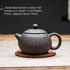 Purple Clay Teapot Handmade Bamboo Xishi Teapot Filter Large Teapot Ceramic Tea Set Single Household Teapot Set