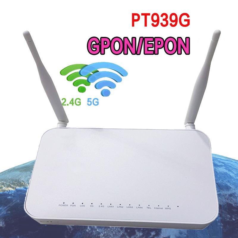 939-G 2/4 Antenna ONU with 2.4G & 5G WiFi, EPON/GPON Support