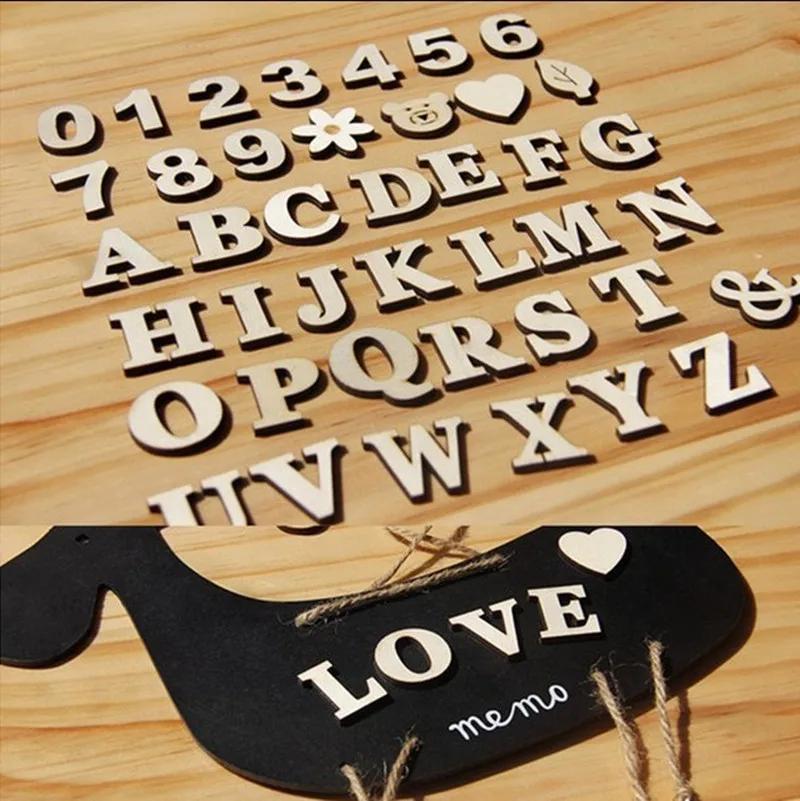 Self-sticking Wooden 0-9 Numbers Embellishments 30mm Scrapbooking Card Making Craft DIY