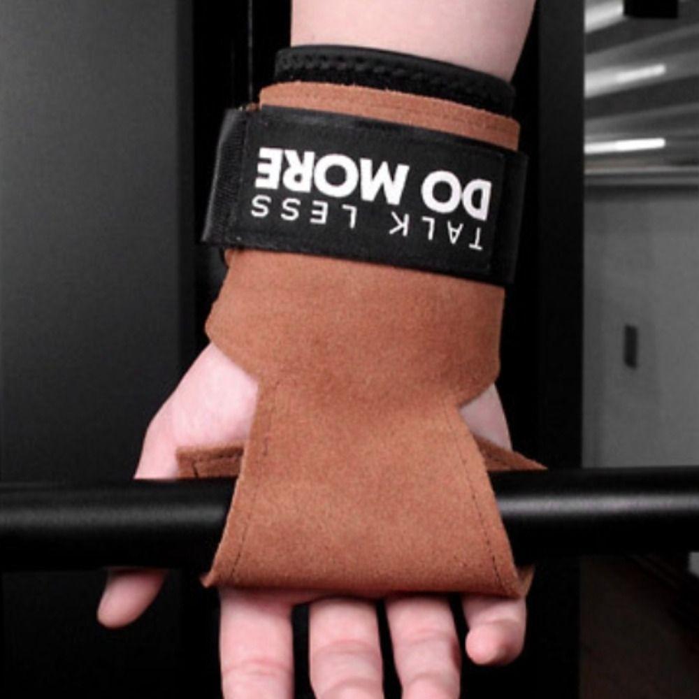 1 Pair Thicken Fitness Power Straps Non-slip Deadlift Power Straps Sports Wrist Pads  Build Muscle