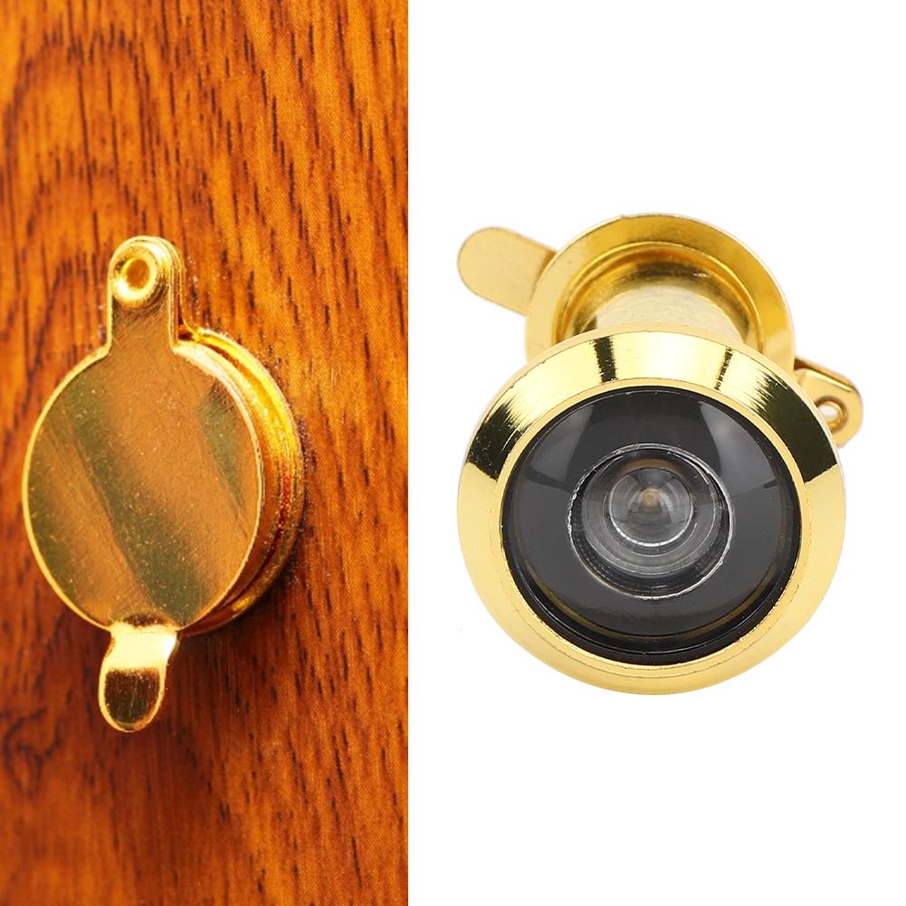 2Pcs 220 Degree Viewing Angle Anti Theft Household Door Viewer with Back Cover Home Security(16mm