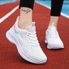 Girls' running shoes Girls' high school students' military training sneakers Women's junior high school students' lightweight shock-absorbing soft-so