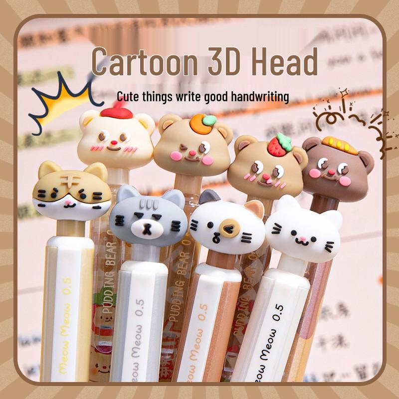 Magic Eraser Thermosensitive Gel Pen: Posture-Correcting, Soft-Grip, Push-Button, Erasable, Refillable, Crystal Blue-Black Ballpoint