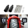 Motorcycle Lower Fork Spotlight Holder Light Lamp Mounting Bracket Aluminum Front Fork External Bracket for Spotlight Expansion
