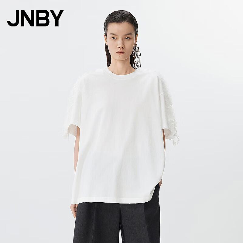 JNBY Spring 25 Round Neck Short Sleeve T-Shirt