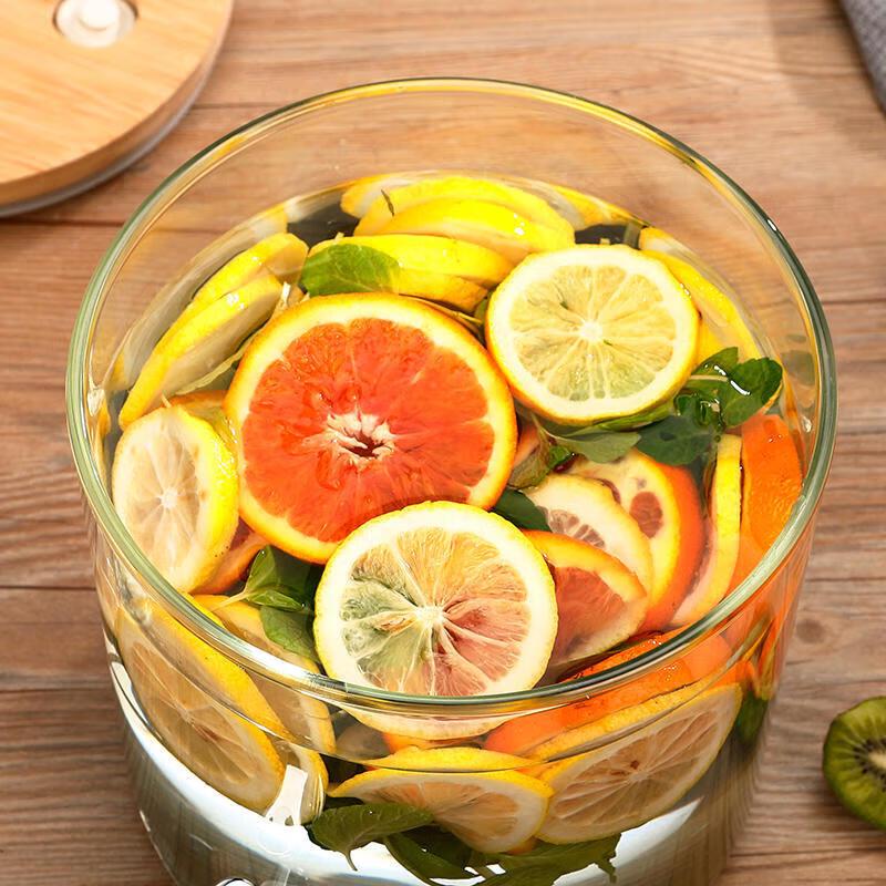 Glass Beverage Dispenser with Tap