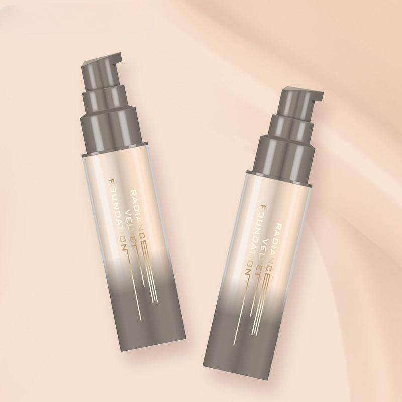 Liquid Foundation, 24-hour Full Coverage Matte Finish Seamless Coverage Long-lasting, Streak-free Concealer For Combination And Oily Skin