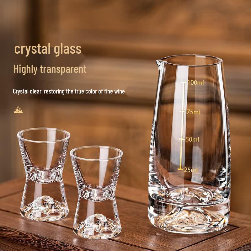 Youluo Crystal Iceberg Baijiu Glass Set