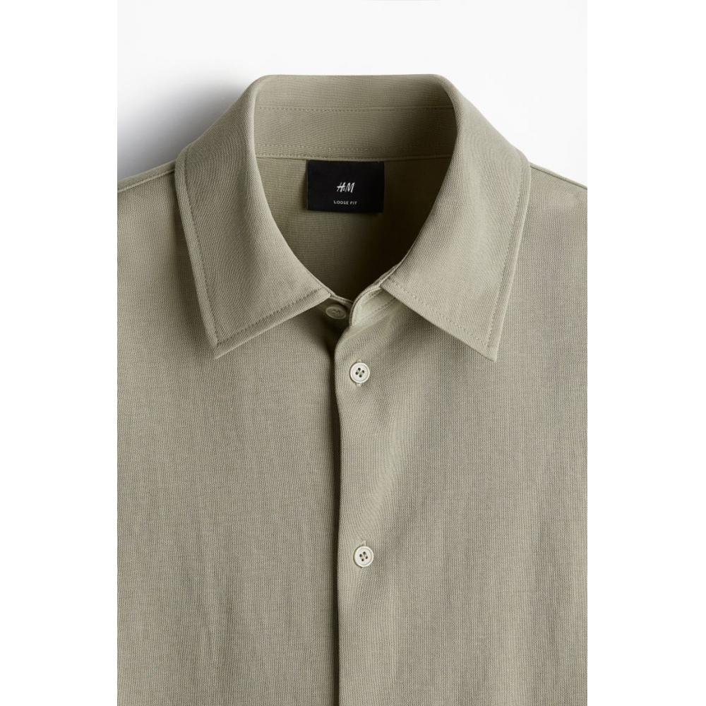 H M Loose Fit sHirt Sage Green