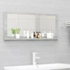 VidaXL Bathroom Mirror Makeup Mirror Wall Mirror Decoration Decorative Mirror Home Interior Concrete Grey 804584