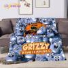 Cartoon 3D Druck Französisch Cartoon Flanell Mode Grizzy Und Die Lemminge Decke Kinder Erwachsene Decke Hause Büro Decke.