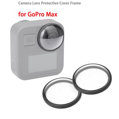 2 szt. Ochronna osłona obiektywu kamery Uniwersalna osłona obiektywu Ramka ochronna do kamery sportowej GoPro Max