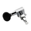Musiclily 2 Left and 2 Right Ukulele Tuners, Chrome with Black Buttons