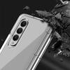 For Samsung Galaxy Z Fold 6 5 4 3 Transparent Case Shockproof Back Cover With S Pen Holder Shell For Samsung Z Fold5 Fold6 Coque