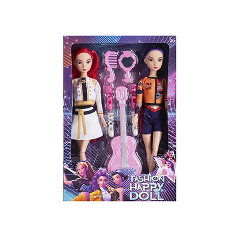 Neues Hoch restauriertes Charakter-Vinylspielzeug Anime 30CM K-Pop Dämonenjäger Puppe Rumi Mira Zoey Geburtstagsüberraschung Geschenk Für Mädchen