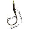 1Set Carp Fishing Feeder Fishing Baits Cages Hook Rig Set Inline Method Feeder Fish Tackle Accessories