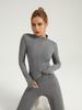 Women's High Elastic Quick-Drying Yoga & Fitness Jacket - Stand-Up Collar, Slim-Fit