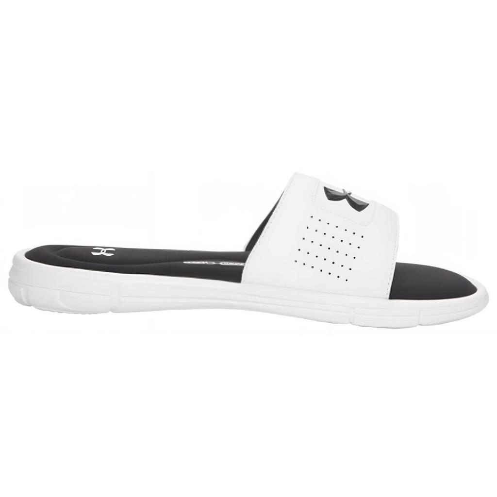 New Under Armour Ignite 5 Slide 'White Black' 1287318-100