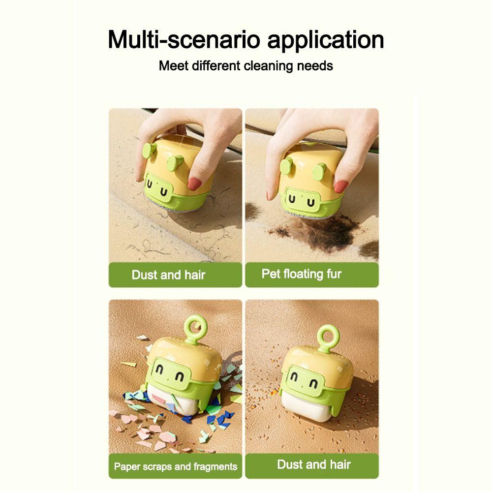 Washable Lint Remover Cartoon Clothes Hair Eliminator Brush Clothes Hair Sticky Roller  for Home