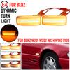 For Benz C E S SL CLASS W201 190 W202 W124 W140 R129 Dynamic LED Sequential Light Turn Signal Repeater Side Marker Lamp