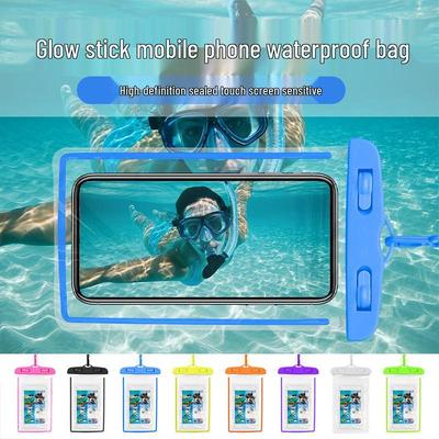 Cross-Border Fluorescent PVC Phone Case: Waterproof, Underwater HD Touchscreen Bag