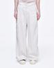 Songjio Homme Shirred Flare Pants Ivory Sh3Pt306Iv