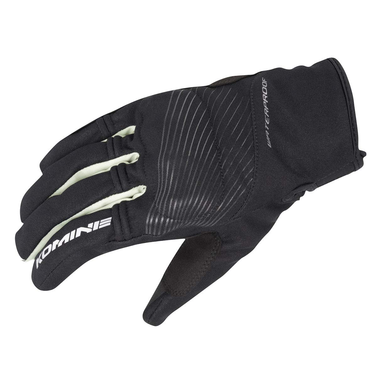 

KOMINE Motorcycle Protective Rain Size Waterproof and Protective Gloves, Black/Silver, L, GK-245 12979,