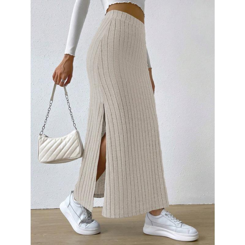 Women's Solid Color Print Casual Summer Spring Skirts