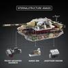 Military Jagdtiger Sd.Kfz. 186 Heavy Tank Destroyer Building Blocks German Hunting Tiger II Tank Armored Vehicle Bricks Toy Gift