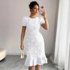 Abito Estivo Snellente e Avvolgente da Donna alla Moda ed Elegante Versatile sia per il Lavoro che per il Tempo Libero