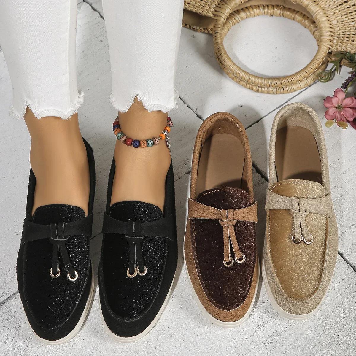 Новые женские повседневные туфли на плоской подошве — фото 6