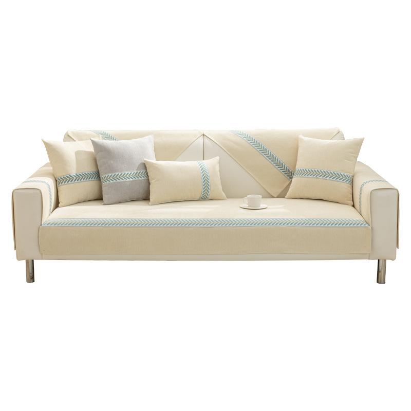 New Chenille Sofa Cushion Simple Modern Four Seasons Universal Non-Slip Cushion Sofa Cover Cover Cloth