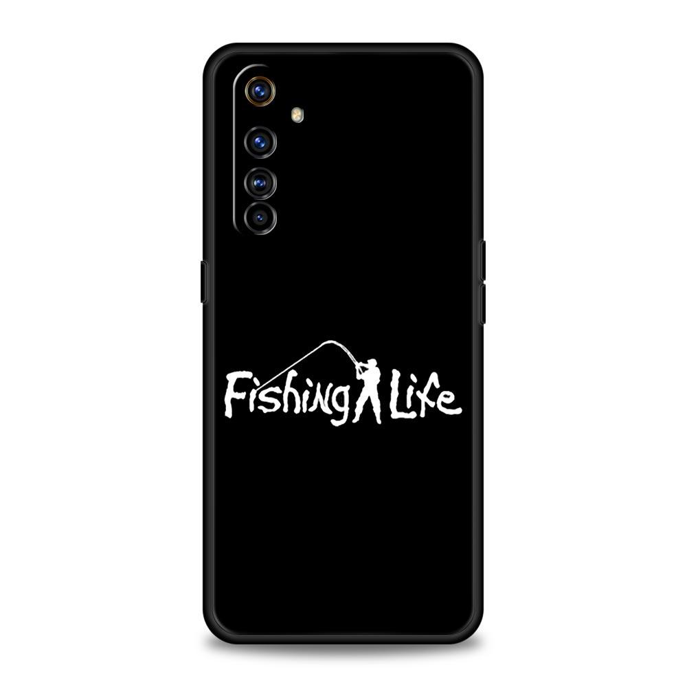 Fishing Heartbeat Phone Case For Realme 13 12 11 10 4G 9 8 5G 7 GT5 GT3 GT2 Pro Plus C21 C11 C25 C35 GT Neo 2 3 3T 5 Cover