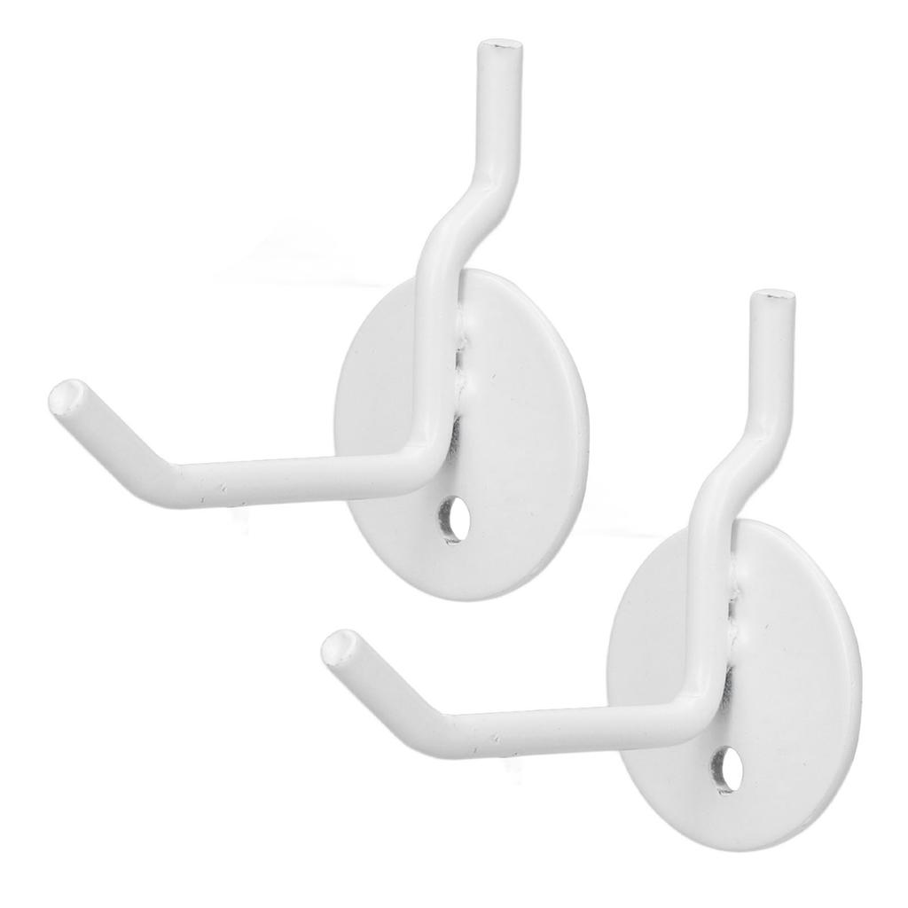 2PCS Pegboard Hole Hooks Metal Peg Wall Shelf Display Hook for Outdoor Camping Barbecue