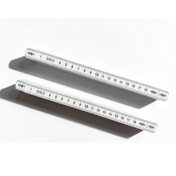 2-Meter 10-Fold Fiberglass Reinforced Plastic Measuring Ruler