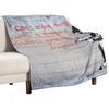Banksy Street Graffiti Art One Original Thought Is Worth a Thousand Mindless Quotings Diogenes Throw Blanket Custom Blankets