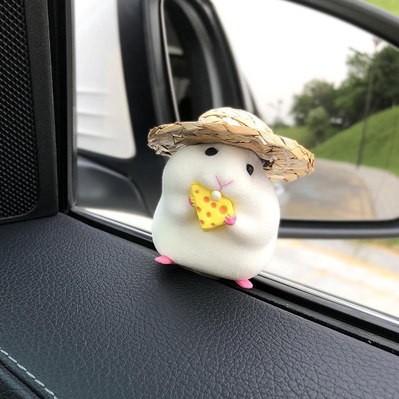 Ood Hamster-Auto-Ornamente, Fenster-Seiten-Auto-Innenzubehör, Dekorationszubehör